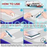 Klijai DR.Boat pripučiamoms PVC valtims